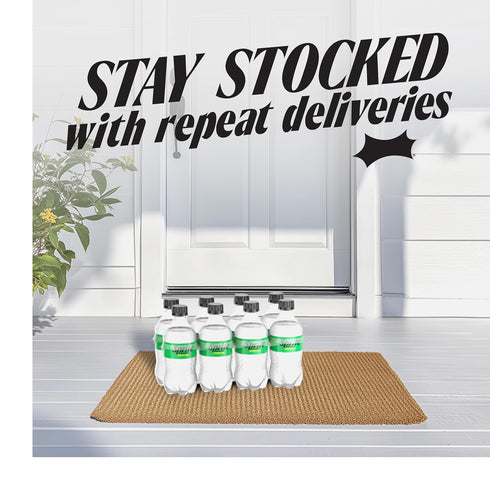 12 oz, 8 Pack Sprite Zero Sugar Lemon Lime Diet Soda Pop Soft Drinks, fl