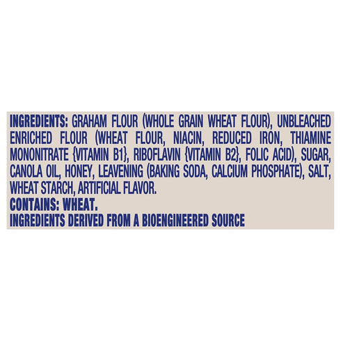 200 .5 oz Packs Honey Maid Graham Crackers, Bulk Lunch Snacks, - Snack