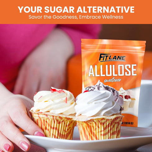 4 lbs Allulose Sweetener - Pure Low Calorie Zero Net Carb Natural Keto Sugar Substitute With No Aftertaste - Perfect