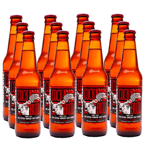 Cock 'n Bull Ginger Beer 12/12 fl. oz. (355ml) Glass Bottle Case