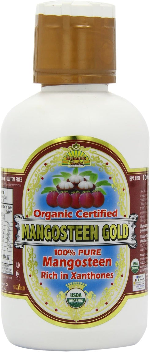 Dynamic Health Mangosteen Gold Juice,, 16-Ounce