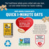 1-Minute Verified,2.5 Pound,(Pack 4) Quaker Quick Oatmeal,Non GMO Project