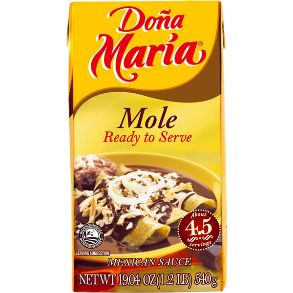 Doa Mara Traditional Mole Ready To Serve, 19.04 oz