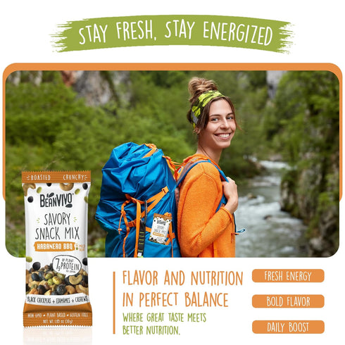 7g 5g 8Pack (1.05 oz BeanVIVO Healthy Snacks for Adults & Kids with Protein & Fiber per Serving with Dried Edamame