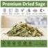 1.41oz, Eastanbul Sage Leaves, Dried Sage Leaf, Salvia Tea, Loose Leaf Herbal Tea, Te de Salvia, Perfect for Cooking