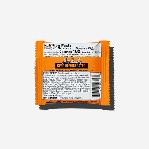 1.16 Mid-Day Squares, Chocolate Peanut Butter Bar, Ounce