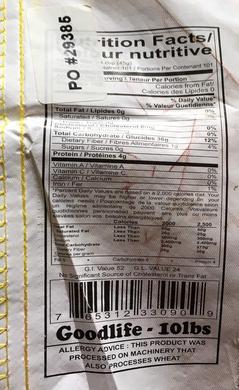 Raja Foods 10 Good Life Low G. I. Rice Suitable for Diabetics - Pound