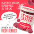 Super Garden Freeze Dried Raspberries, Crunchy Raspberry Pieces for Snacking or Baking, 1.31oz