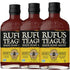 Rufus Teague Honey Sweet BBQ Sauce, 3 Pack, Premium Barbecue Sauces with