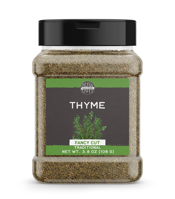Birch & Meadow Fancy Cut Thyme Leaves, 3.8 oz, Aromatic and Traditional