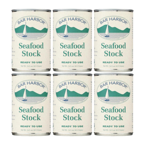 Bar Harbor Seafood Stock, 14.5 oz (411g) Ready-to-Use Fish, Clam & Lobster Stock in