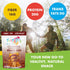 5oz (140g) 4 Pack Festive Chickpeas - Garbanzo Hearts - Non-GMO Vegan Soy-Free - Ranch