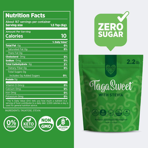 (2.2 lbs (1 Tagasweet Tagatose Natural Sugar Alternative kg))