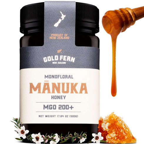 Gold Fern Honey - Raw New Zealand Manuka Honey | 1.1lb Monofloral