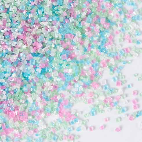 Mermaid Sanding Sugar 4.2 ounces Edible Pastel Sprinkle Pink Blue Purple Green