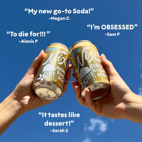 0 0 12oz (1 Count) Nixie Organic Zero Sugar Soda, Cream Soda, Sugar, Calories, Healthy Soda Pop, Non-GMO, Caffeine