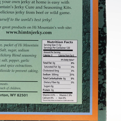 15 lbs. (1 Hi Mountain Jerky Seasoning and Cure Kit | HICKORY BLEND | Beef Jerky Seasoning | Perfect for Beef, Venison