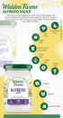 Walden Farms Light Alfredo Sauce - 12 oz Jar, Vegan, Paleo & Keto Friendly, 0g Net Carbs