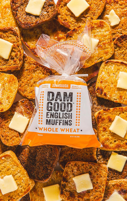Dam Good English Muffins 4 Count, 12 , English Muffins Whole Wheat Ounce