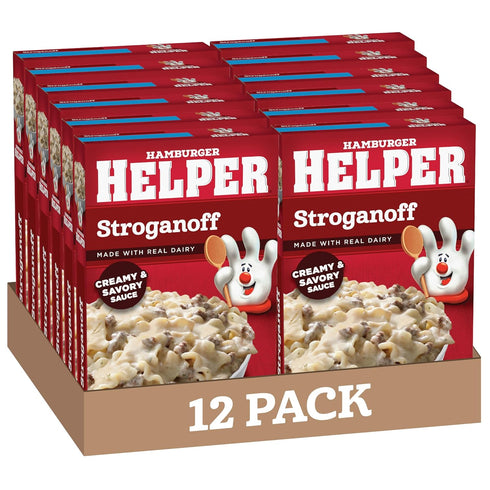 Betty Crocker Hamburger Helper, Stroganoff Pasta and Creamy Sauce Mix, 6.4 oz