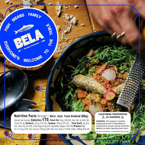 4.25 Oz (Pack 1) 3 BELA Wild Caught Portuguese Sardines - Lightly Smoked and Marinated in Piri Piri Flavored Extra