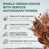100% 12 oz Wild Foods Organic Cocoa Powder Unsweetened for Baking & Cooking, Raw Cacao Powder, Organic Single-Origin