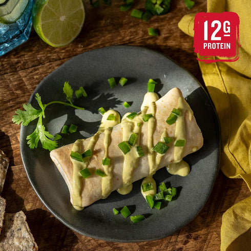 12g 4.5 Red's Burrito, Organic Chicken, Cilantro & Lime - Protein, Non-GMO - Made with Grilled Chicken, White Cheddar