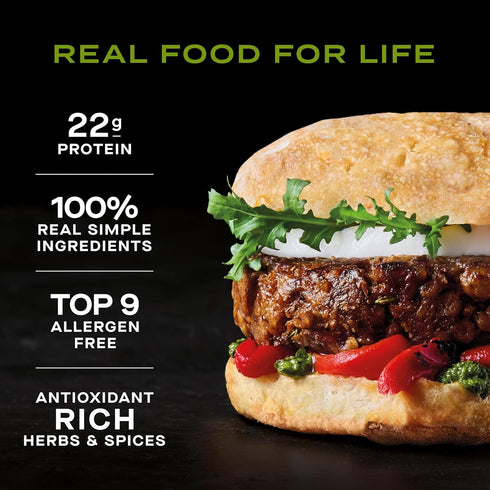 Abbot's Butcher 8 Abbot's, Veggie Burger Italian Herb, Ounce