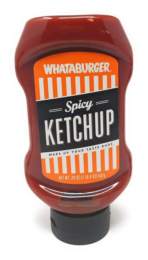 20 oz 16.5 Oz 19 oz WHATABURGER Sauce Bundle ( Spicy Ketchup Bottle , Buffalo Sauce, Honey BBQ) Signature Whataburger