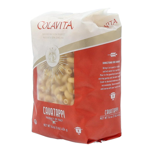 1Lb (Pack 6) Colavita Cavatappi: Corkscrew Pasta for Gourmet Creations - Twist into Italian Flavors