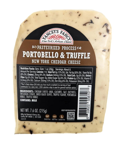 Generic Yanceys Fancy Cheese Portobello & Truffle 7.6 oz (Pack of 4)