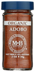 Morton & Bassett Organic Adobo | Savory Latin Spice Blend for Meats