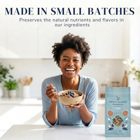 Sweet Diane's (12 oz): Sweet Dianes Granola Standard Size Organic Granola, Low-Sugar, High-Fiber, Gluten-Free, Vegan