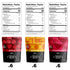 Pack (9.54 Oz), Pack, 0.53 Oz 18 Packs Zest Delites Freeze Dried Fruit Bulk Freeze Dried Strawberries, Bananas, Apple