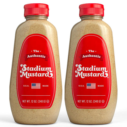 The Authentic Stadium Mustard. From Cleveland's Famed Municipal Stadium. A Tailgate Party