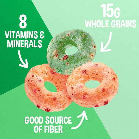 23oz (1 Kelloggs Apple Jacks Breakfast Cereal, Kids Snacks, Family Breakfast, Giant Size, Original, Box Box)