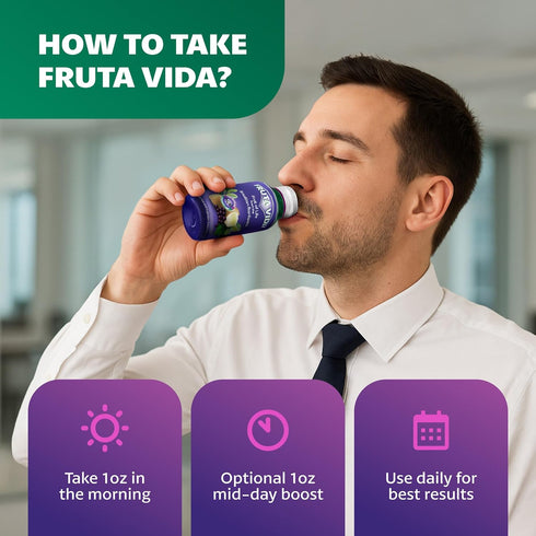 Pro Image International (15x2 oz pack) Fruta Vida Energy & Health Juice