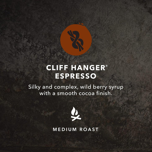 2.2 35.2 Kicking Horse Coffee, Cliff Hanger Espresso, Medium Roast, Whole Bean, Pound - Certified Organic, Fairtrade