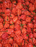 Generic Zozoma 2 B6, Packed Farms Pounds Fresh Red Carolina Reaper Peppers. Contains vitamins A, C, and potassium.