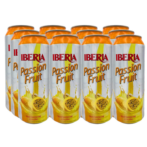 Iberia Passion Fruit Juice Drink, 16.57 Fl Oz (Pack of 12)
