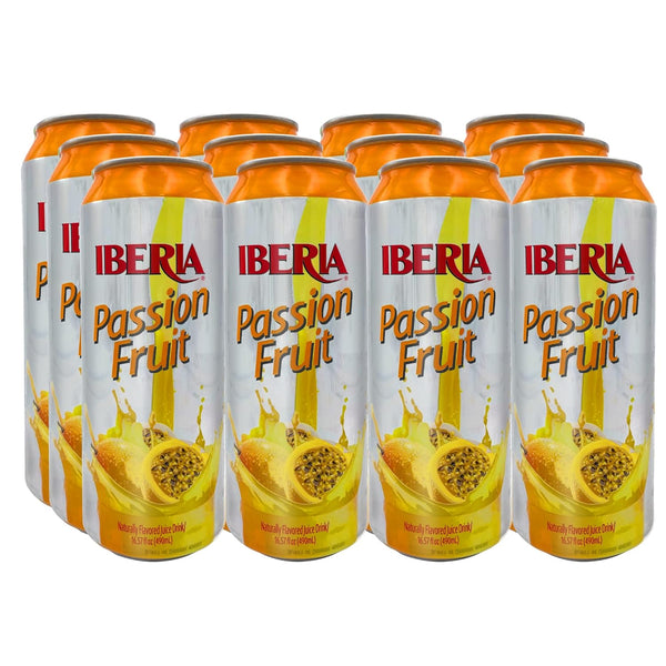 Iberia Passion Fruit Juice Drink, 16.57 Fl Oz (Pack of 12)