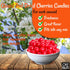 Oh! Nuts Glazed Red Dried Cherries Candies - 1LB Bulk Bag, Dehydrated Sweetened Chewy Fruit Bites