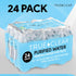 16.9 oz 24Pack, True Clear Purified Drinking Water, fl Bottles, BPAFree, Recyclable, Perfect for Lunches