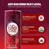 4 Pack, B12, D3 Life Cider Black Cherry Apple Cider Vinegar Soda, Organic Sparkling AVC Drink, Natural Flavors