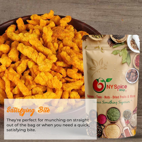 5 Pack NY Spice Shop Corn Stick Nacho Flavor - Pound Roasted Corn Stick With Nacho Flavor - Healthy Crunchy Fresh Bulk