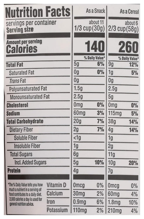 365 12 (Pack 3) by Whole Foods Market, Granola Maple And Almond Butter Bag, Ounce