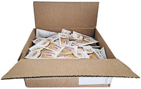 4 Packets 200 Count Malt Vinegar | Gram Portion Control | By Dasher's Spice & Beans |