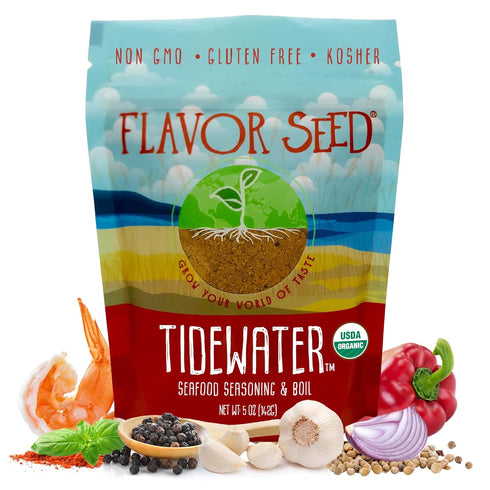 Organic Seafood Boil Seasoning, Low Sodium Seafood Seasoning for Shrimp & Crab,