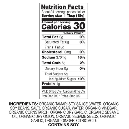 Asian Fusion 15 Sesame Teriyaki Sauce, Ounce