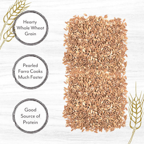47.9 Pack 1 Roland Foods Pearled Italian Farro, Specialty Imported Food, Ounce Bag